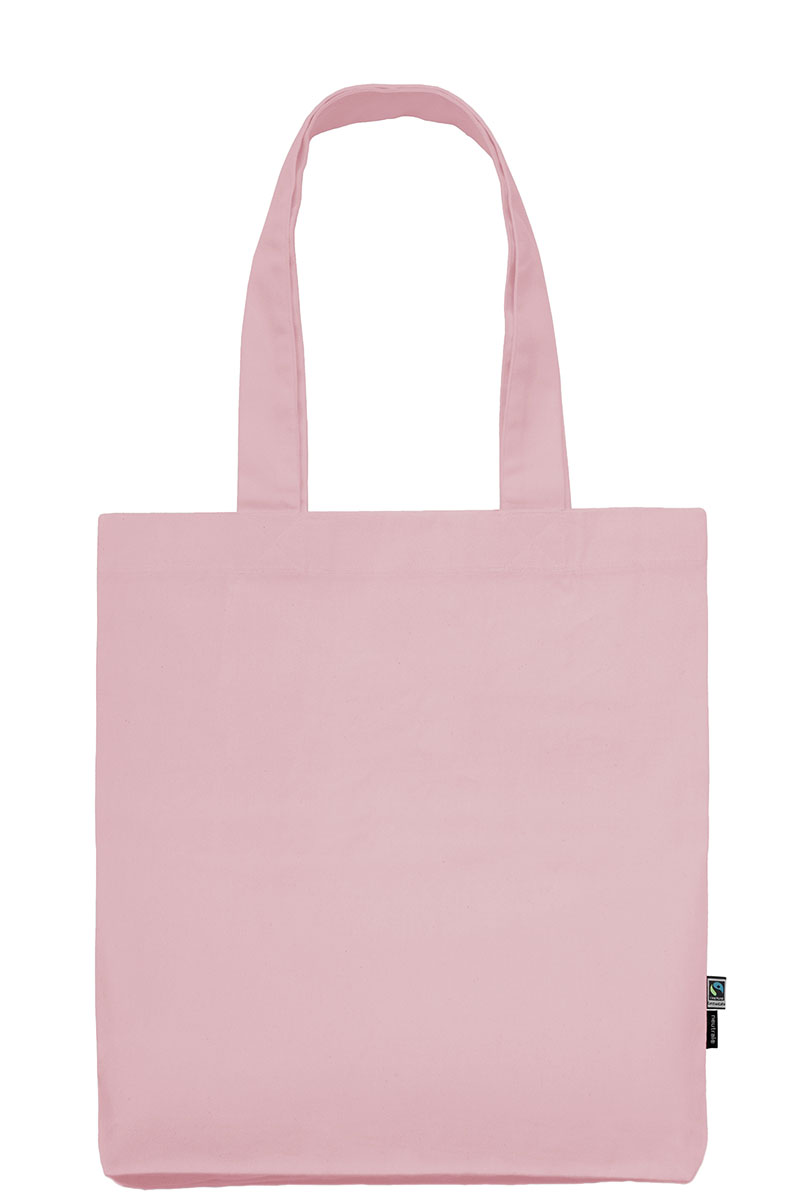 NEUTRAL Kraftig Mulepose, 100% Økologisk Fairtrade Bomuld-Lyserød
