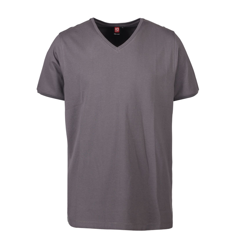 ID PRO wear CARE V-hals T-shirt-Grå