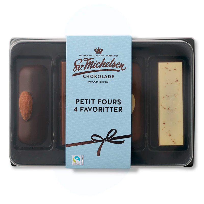 SV. MICHELSEN 4 Stk. Petit Four - Fairtrade-Mix