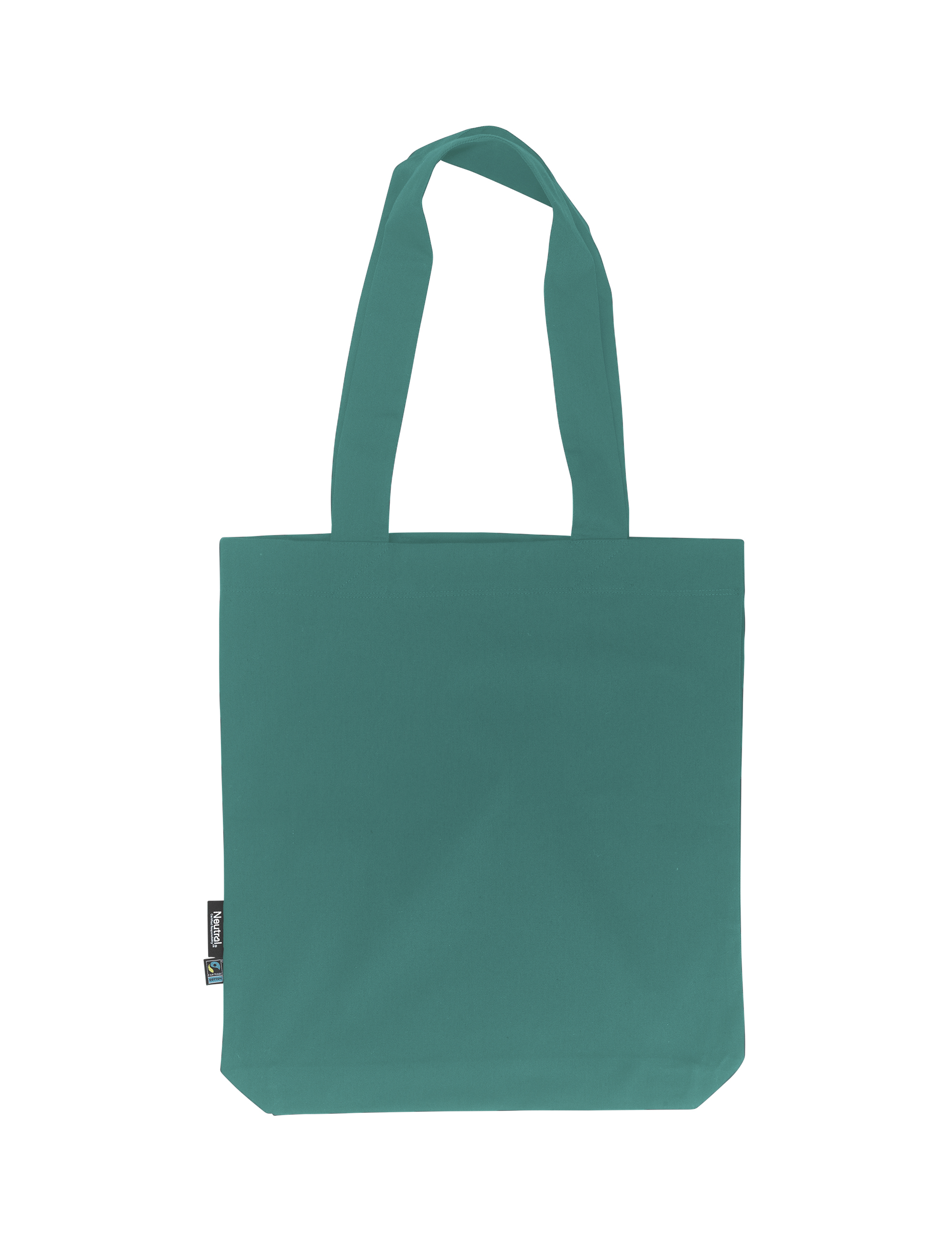 NEUTRAL Kraftig Mulepose, 100% Økologisk Fairtrade Bomuld-Petrol