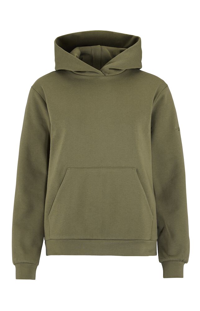 Community 2.0 Hoodie, Dame - 40% rPet 60% Økologisk Bomuld-Army