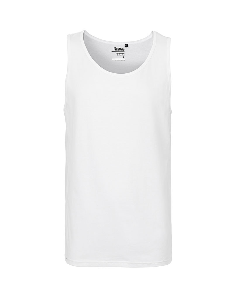 NEUTRAL Tank Top, 100% Økologisk Fairtrade Bomuld-Hvid