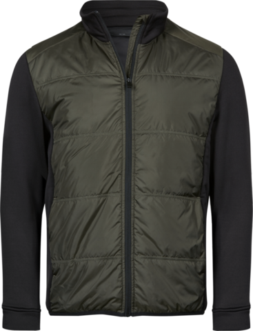 TEE JAYS Hybrid-Stretch Jakke, herre-Oliven