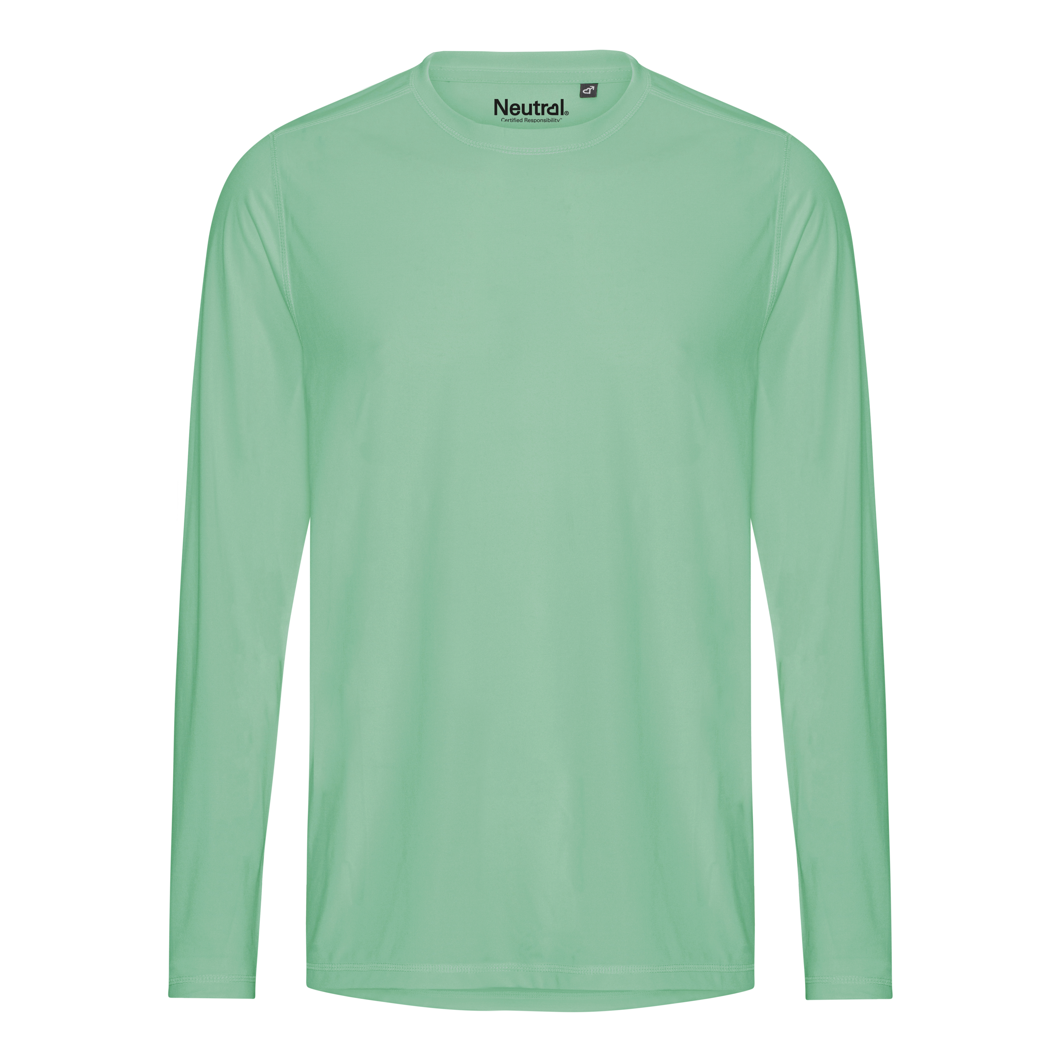 NEUTRAL Unisex Langærmet T-shirt - rPet-Mint