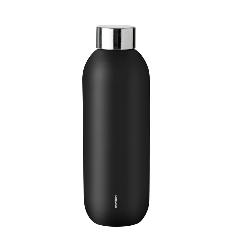 STELTON Keepcool Termoflaske 0,6 ltr.-Sort
