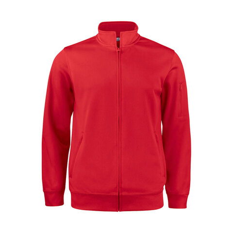 CLIQUE Basic Active Cardigan - Spun Dyed-Rød