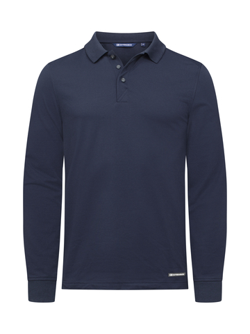 CUTTER AND BUCK Advantage Polo Long Sleeve - Herre - Navy
