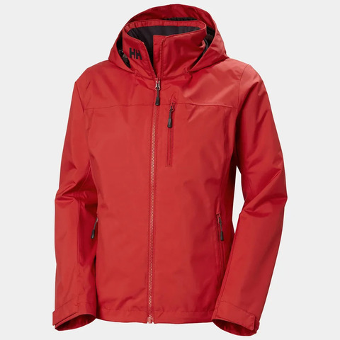 HELLY HANSEN Crew Hooded Midlayer Jakke 2.0, dame - Rød