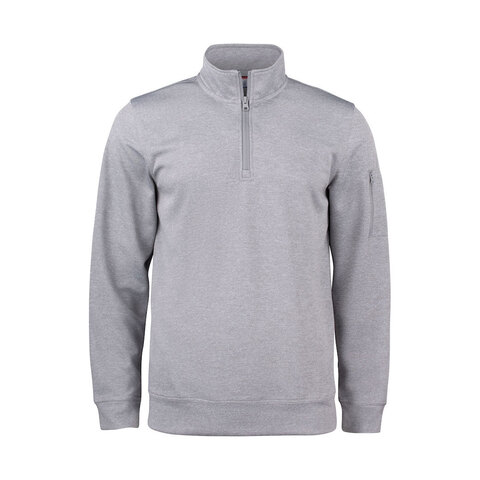 CLIQUE Basic Active Half Zip - Spun Dyed-Grå