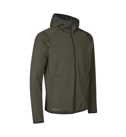 GEYSER stretch Hoodie, Herre-Oliven