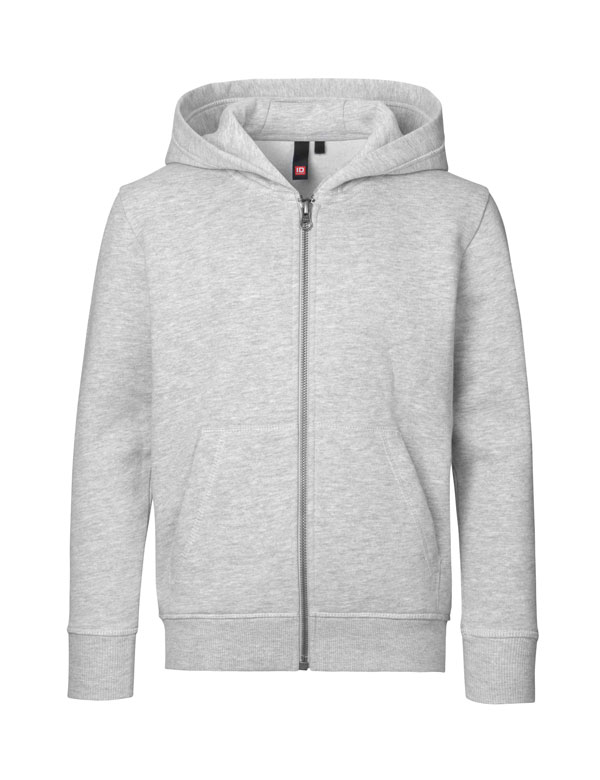 ID CORE full zip hoddie, børn-Grå