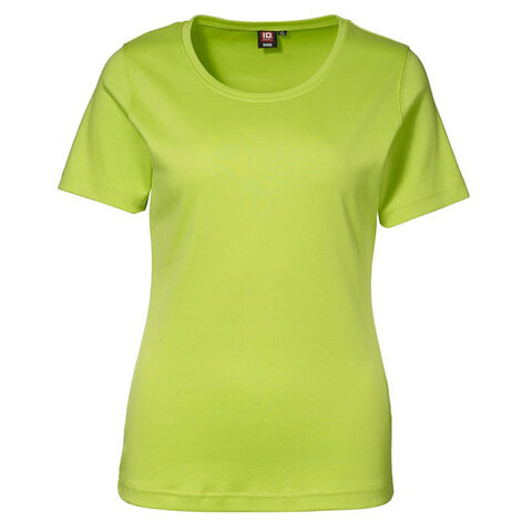 ID Interlock T-shirt Dame-Lime